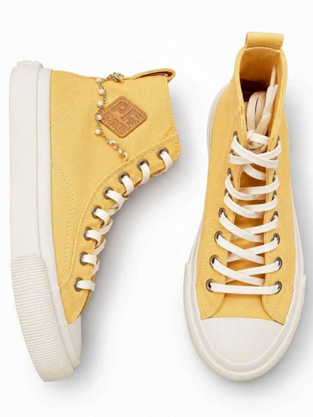 NEW P. F. Flyers Sneakers in Yellow US 5.5